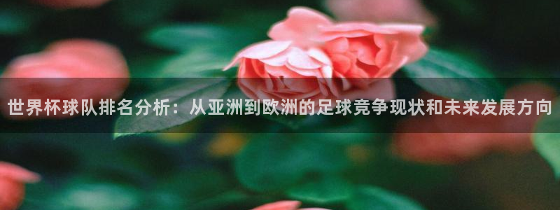 足球世界杯：世界杯球队排名分析：从亚洲到欧洲的足球竞争现状和未来发展方向